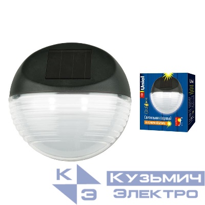 Светильник садовый USL-F-151/PТ110 BRIGHT 1хАА Ni-Mh аккумулятор в/к на солнечная батарея 2 светодиода бел. свет IP44 Uniel UL-00006556