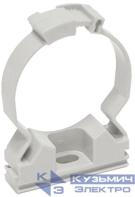Держатель хомутный для труб CFC20 d20 ELASTA IEK CTA10MP-CFC20-K41-100