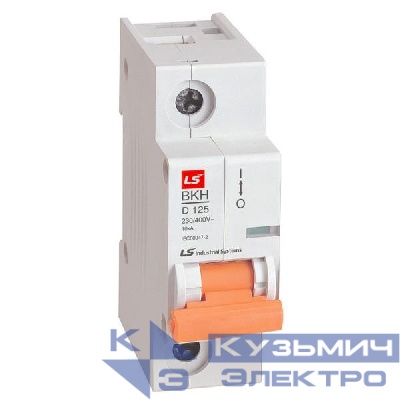 Выключатель автоматический модульный 1п C 125А 10кА BKH LS Electric 061106618B