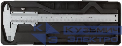 Штангенциркуль металлический нержавеющий 150мм/0.02мм пластик. кейс FIT 19844