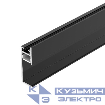 Профиль PLINTUS-H35-F-2000 BLACK L2000 алюм. Arlight 043599