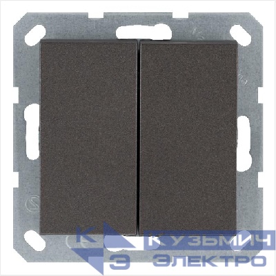 Переключатель перекрестный 2-кл. 10А IP20 механизм мокко Jasmart G3014Z