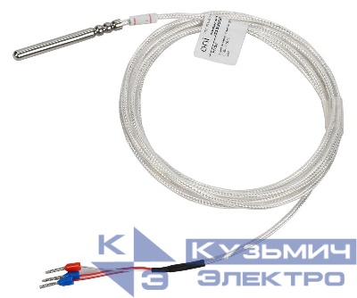 Преобразователь температуры кабельный РТ100 погружная часть 50мм 2м ONI PTC-PT100-5-050-3-2M-2