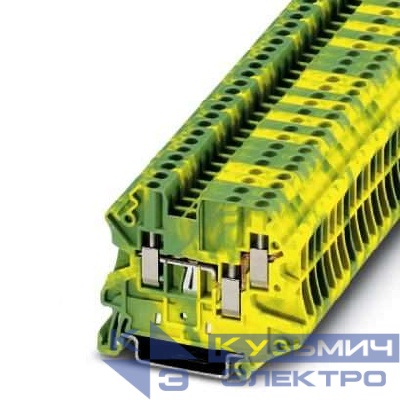 Клемма защитного провода UT 2.5-TWIN-PE Phoenix Contact 3044539