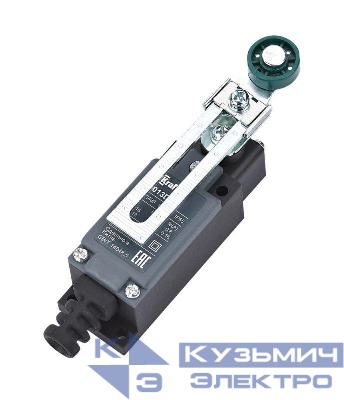 Выключатель концевой 1НО1НЗ ролик. рычаг регулир. длины из термопласта пласт. DEKraft 34013DEK