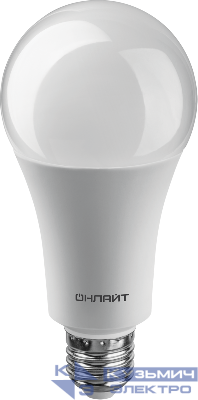 Лампа светодиодная 61 971 OLL-A70-30-230-4K-E27 30Вт грушевидная 4000К нейтр. бел. E27 3000лм 176-264В ОНЛАЙТ 61971