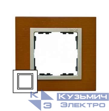 Рамка 1-м Simon82 вишня Simon 82917-67