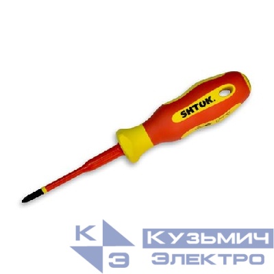 Отвертка 1000В Ph1х80мм (09318) SHTOK 376346