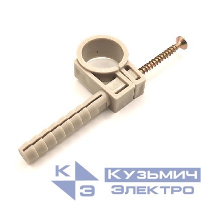 Дюбель-хомут крепление для труб "бобры" 20 RTP 37818