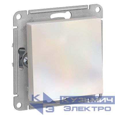 Выключатель 1-кл. СП AtlasDesign 10А IP20 (сх. 1) 10AX механизм жемчуж. SE ATN000411