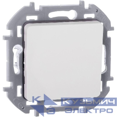 Переключатель 1-кл. Inspiria 10А IP20 250В 10AX механизм бел. IEK 673650