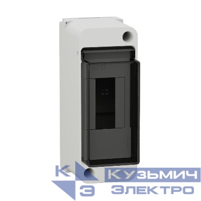 Бокс навесной ОП City9 Box XS 2мод. с прозр. дверцей SE EZ9EAB102