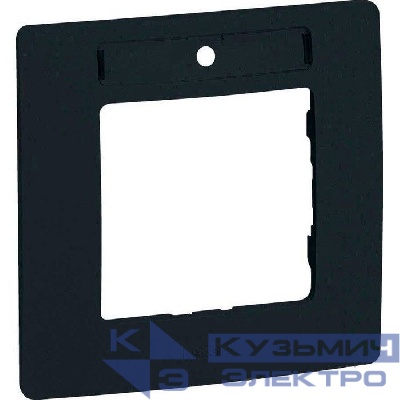 Рамка 1-м Etika с держателем для маркировки антрацит IEK 672586