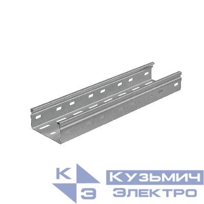 Лоток листовой перфорированный 100х50 L3000 сталь 1мм "Стандарт ПЛЮС" LPEplus50-100-1.0-3000 INOX304 КМ PL5109