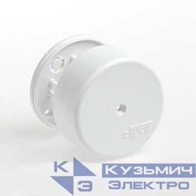 Коробка ОП Тусо распаячная D=62мм H=24мм 2 клемника корич. IP40 Ruvinil 65001К