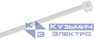 Хомут 4.8х740мм P6.6 стандартный бел. (уп.100шт) IEK UHH30-D048-740-100-K01