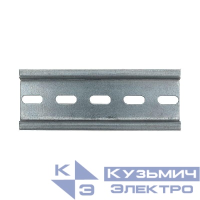 DIN-рейка перфорированная L100 оцинк. Rexant 12-8010