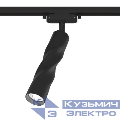 Светильник трековый поворотный ARTLINE 55х55х200 GU10 230В алюм. 2.6кв.м черн Ritter 59932 0