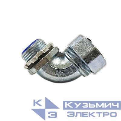 Элемент резьбовой крепежный РКН-20 поворот 90град. с наружн. резьбой ГОФРОМАТИК zeta41211