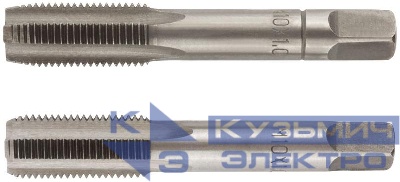 Метчик метрический легированная сталь набор 2шт м10х1.0мм (уп.2шт) FIT 70846