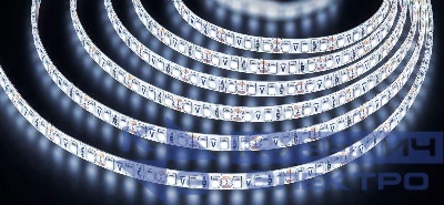 Лента светодиодная 71 765 NLS-3528CW120-9.6-IP65-12V R5 9.6Вт/м (уп.5м) Navigator 71765