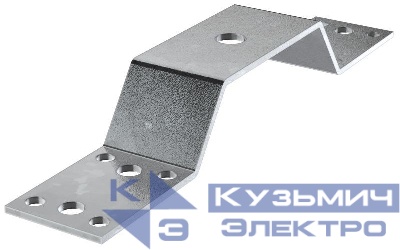 Скоба соединительная для пров. кругл. 8 мм алюм. IEK ZPR10D-SS-30-008