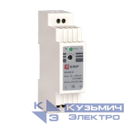 Блок питания 24В DR-15W-24 PROxima EKF dr-15w-24