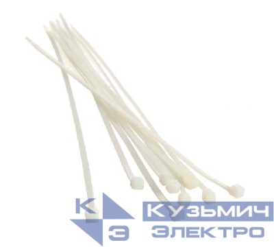 Хомут нейлоновый 3.6х300 Б (уп.100шт) Вихрь 73/9/1/14