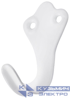 Крючок-вешалка малый бел. 66860