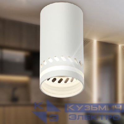 Светильник OL50 WH MR16 GU10 IP20 настен./потолочн. спот бел. Эра Б0059802