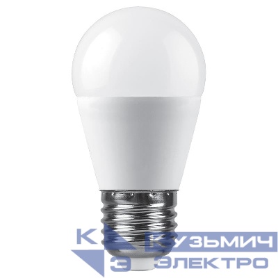 Лампа светодиодная LB-990 15Вт G45 шар 4000К E27 230В FERON 52077