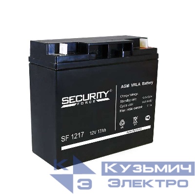 Аккумулятор ОПС 12В 17А.ч SF 1217 Security Force 4614030010010