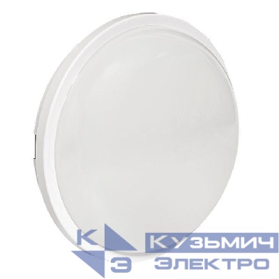 Светильник светодиодный ЖКХ ДПО-2400 12Вт 4000К IP65 круг с микроволновым датчиком движения LUMA EKF BKL-2400DM-R-12-4000