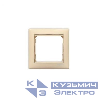 Рамка 1-м Valena жемчуж. (блист.) IEK 694350