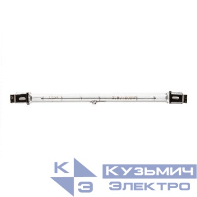 Лампа галогенная КГ 220-1000-3 1000Вт линейная 1П8/20 3200К 230В плоская мет. (20) Лисма 350200000