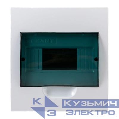 Бокс ЩРВ-П-8 IP41 пластик. бел. Rexant 11-0208