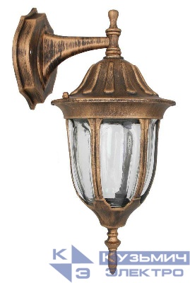 Светильник 4502 (НБУ 60Вт) 60Вт E27 IP43 улично-садовый бронза Camelion 10530