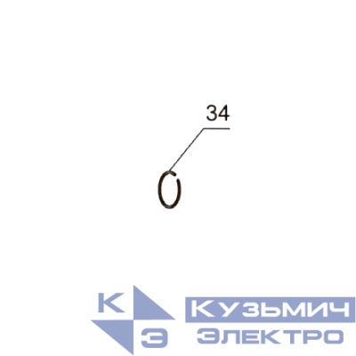 Запчасть №34 для PAG311BWT. Стопорное кольцо