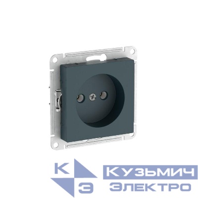 Розетка AtlasDesign 16А без заземл. без шторок быстрозажим. клем. механизм изумруд SE ATN000841S