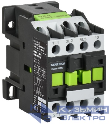 Контактор КМИе-11810 18А 36В/АС3 1НО GENERICA KKME11-018-036-10