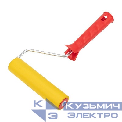 Валик для прикатки обоев резиновый шир. ролика 150мм ручка 6мм Rexant 89-0094