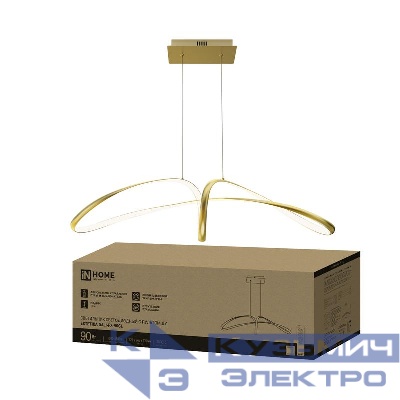 Светильник светодиодный ESTETIKA DALI-Fх-90GL 90Вт 3000-6500К 230В 920х245х230мм 1.2м трос ДУ зол. IN HOME 4690612062457