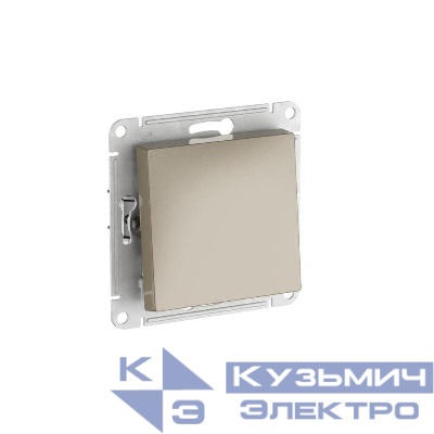 Переключатель 1-кл. AtlasDesign (сх. 6) 10AX быстрозажим. клем. механизм шампань SE ATN000561S