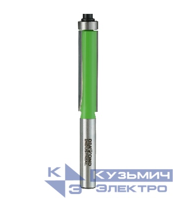 Diamond Industrial Фреза кромочная прямая (обгонная) с нижним подшипником 10x40 мм, S=8 мм, Z=2 Diamond Industrial