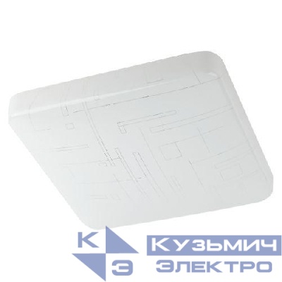 Светильник светодиодный Классик SPB-6-18 Nancy S квадратный потолочный без ДУ ЭРА Б0051092