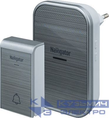 Звонок электрический NDB-D-AC04-1V1-S NAVIGATOR 80507