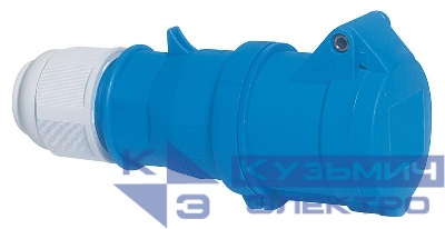 Розетка кабельная 16А 3п 2P+PE 6ч 230В IP44 Quick-Connect Bals 3126