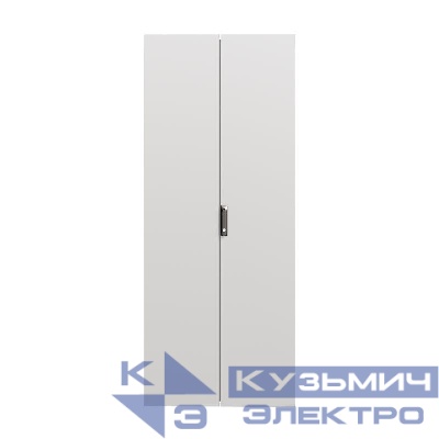 Дверь двойная сплошная IT-CQE 2000х800 RAL7035 DKC RGITCPED2080