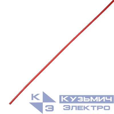 Трубка термоусадочная двустенная клеевая 9/3 (3:1) красн. 1м Rexant 26-9004