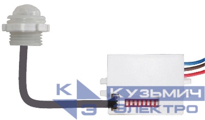 Датчик движения инфракрасный MD 021 для дома 100Вт 5сек8мин 6м IP20 Эра Б0043798